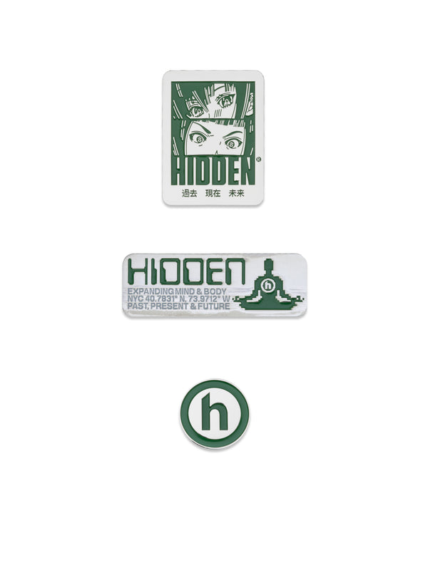 Enamel Button Pin Set