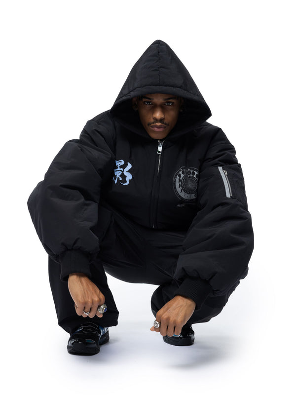 Dusk Hooded Bomber Jacket