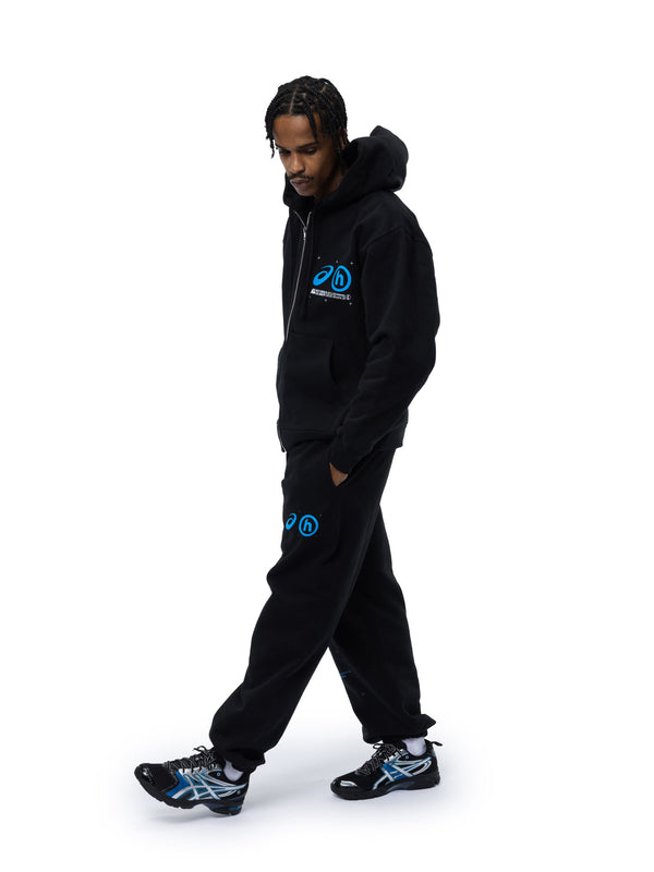 Dusk Running Man Constellation Zip Hoodie