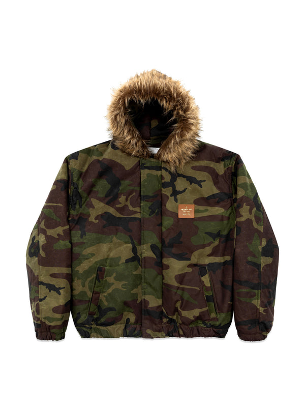 Woodland Camo Snorkel Bomber