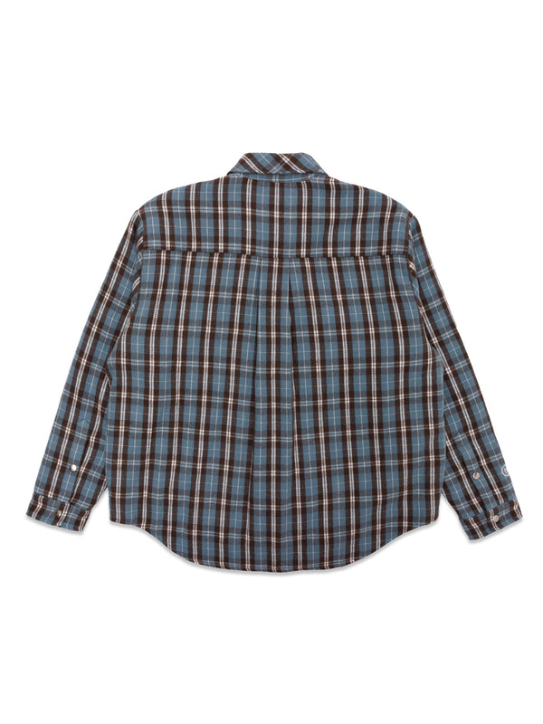 Padded Plaid Snap Flannel