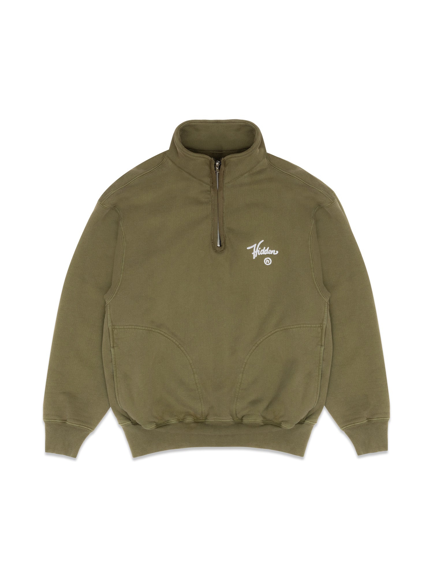 Washed Quarter Zip Sweatshirt