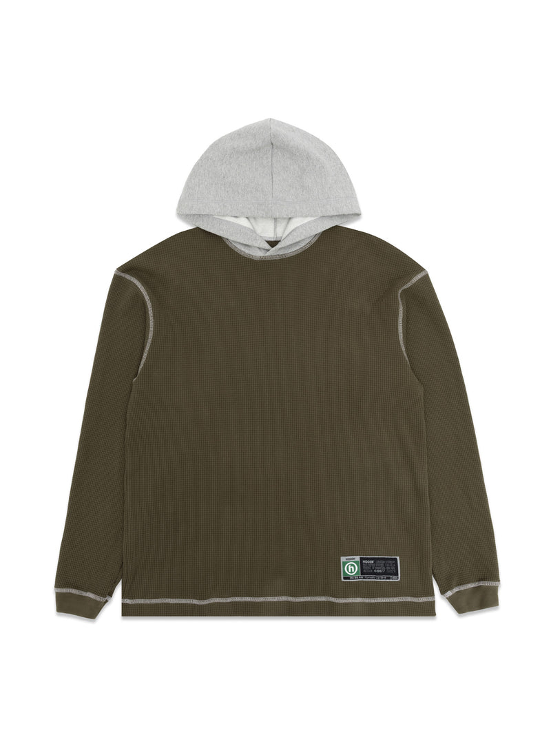 Waffle+Knit+Lounge+Hoodie