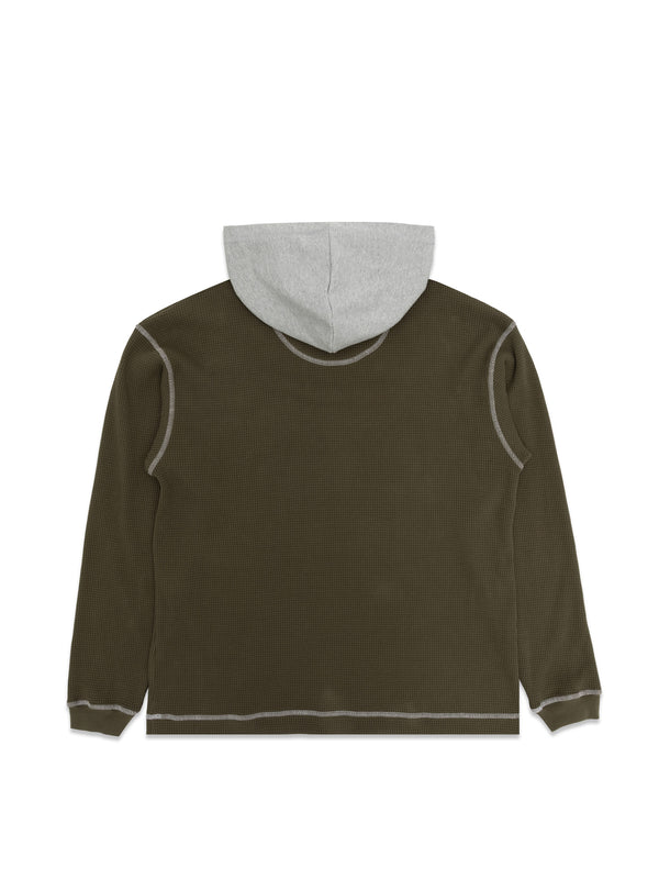 Waffle Knit Lounge Hoodie