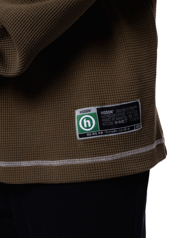 Waffle Knit Lounge Hoodie