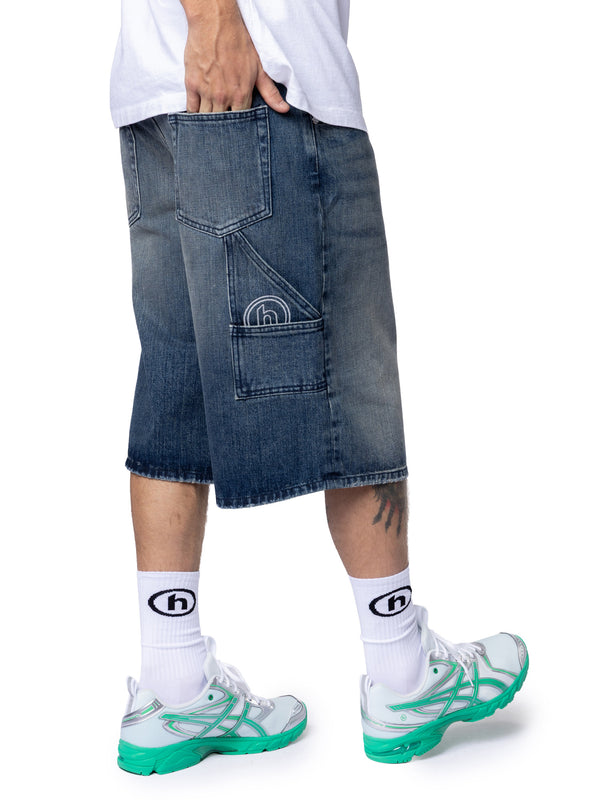 Washed Denim Short