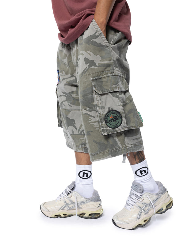 Long Twill Cargo Short
