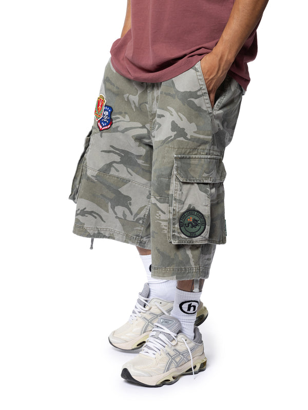 Long Twill Cargo Short