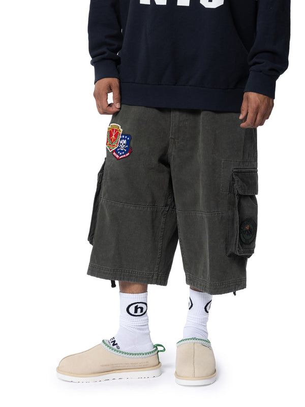 Long Twill Cargo Short