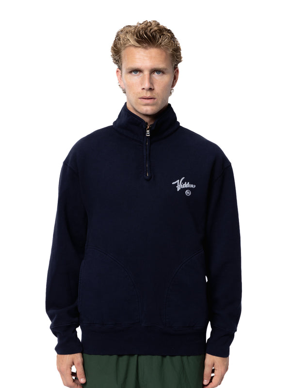 Washed Quarter Zip Sweatshirt