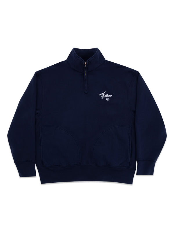 Washed Quarter Zip Sweatshirt