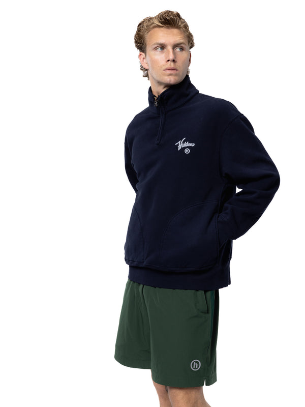 Washed Quarter Zip Sweatshirt