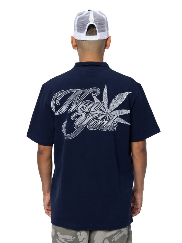 Overprint Weed SS Polo