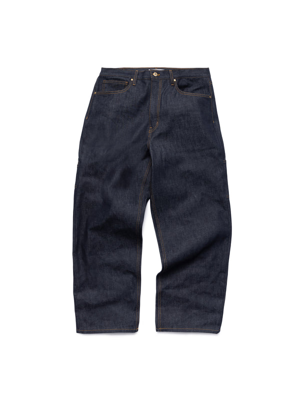 Buckle Back Raw Denim