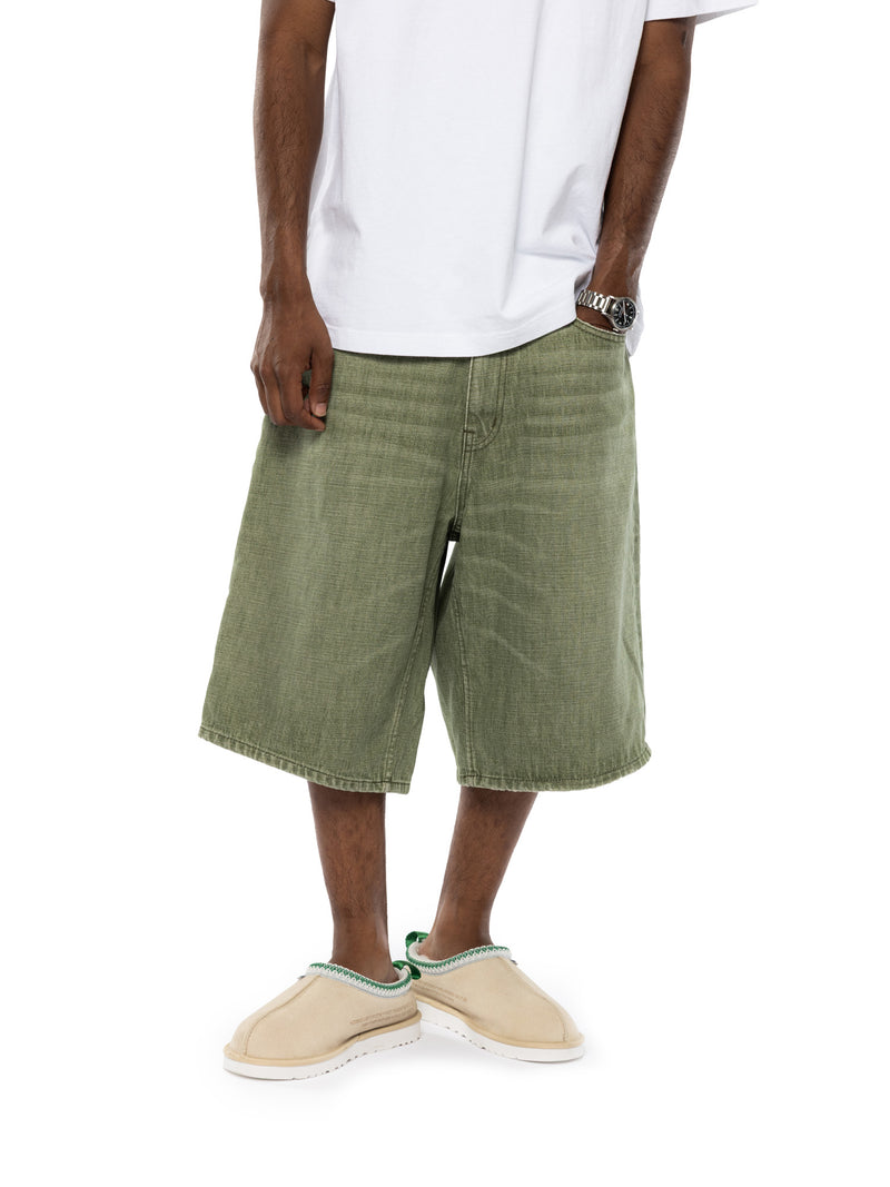 Stone+Washed+Denim+Short