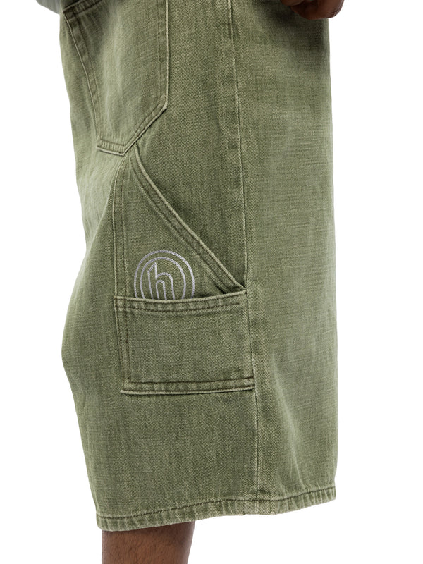 Stone Washed Denim Short