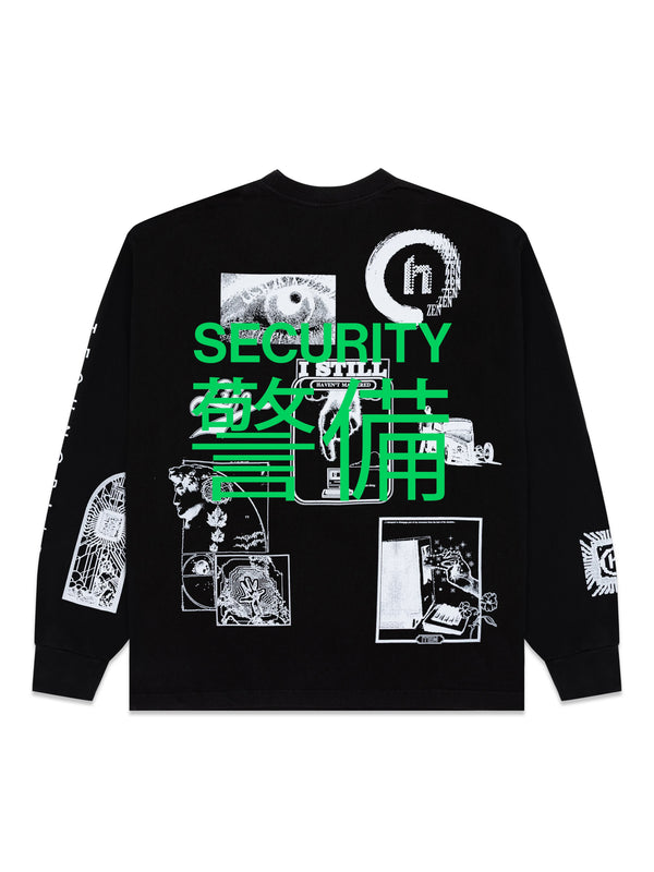 Members' Exclusive: Tokyo Pop Up Security Zen Tech Collage L/S Tee