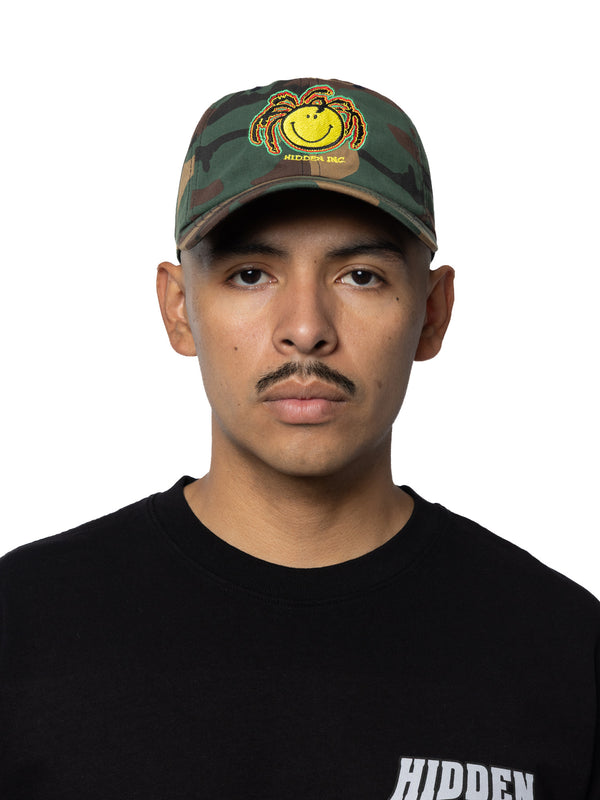 Happy Face Camo Dad Hat