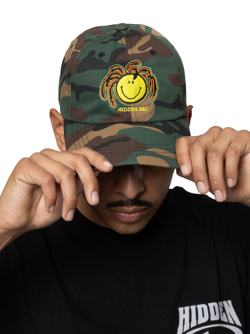 Happy+Face+Camo+Dad+Hat