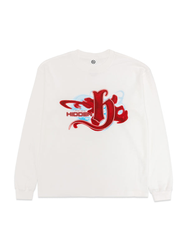 Airbrush Waffle L/S Tee