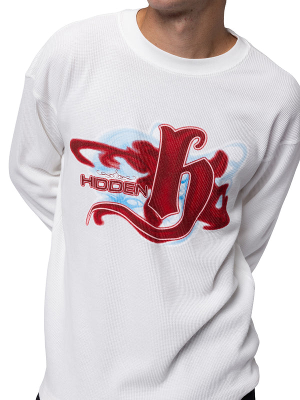 Airbrush Waffle L/S Tee