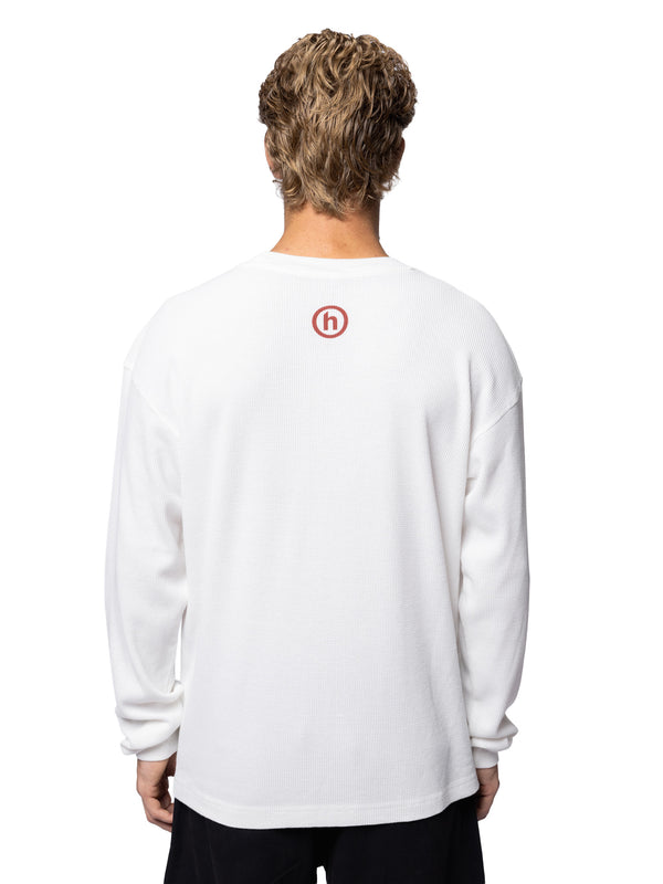 Airbrush Waffle L/S Tee