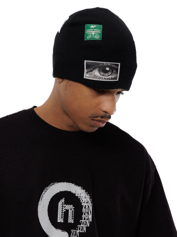 Zen Tech Collage Beanie