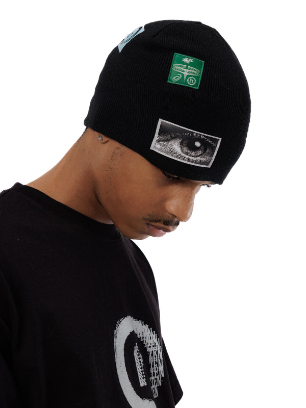 Zen Tech Collage Beanie