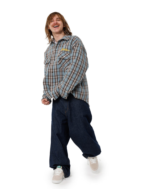 Padded Plaid Snap Flannel