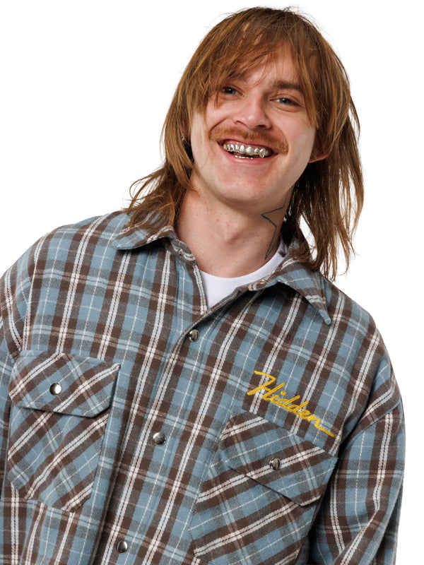 Padded Plaid Snap Flannel