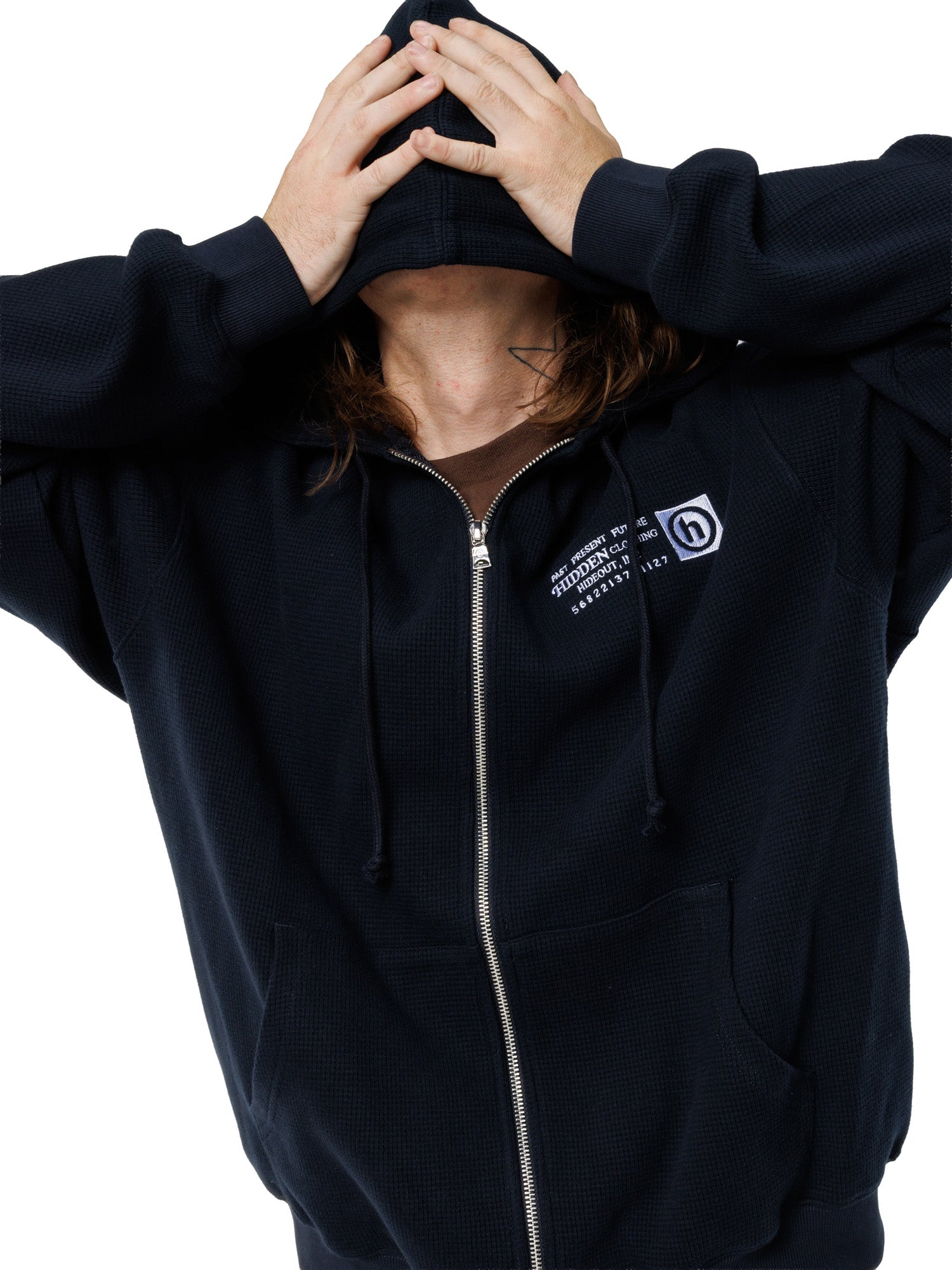 épine é shaggy knit zipper hoodie pine epineé shaggy knit zipper hoodie エピヌ shaggy knit zipper