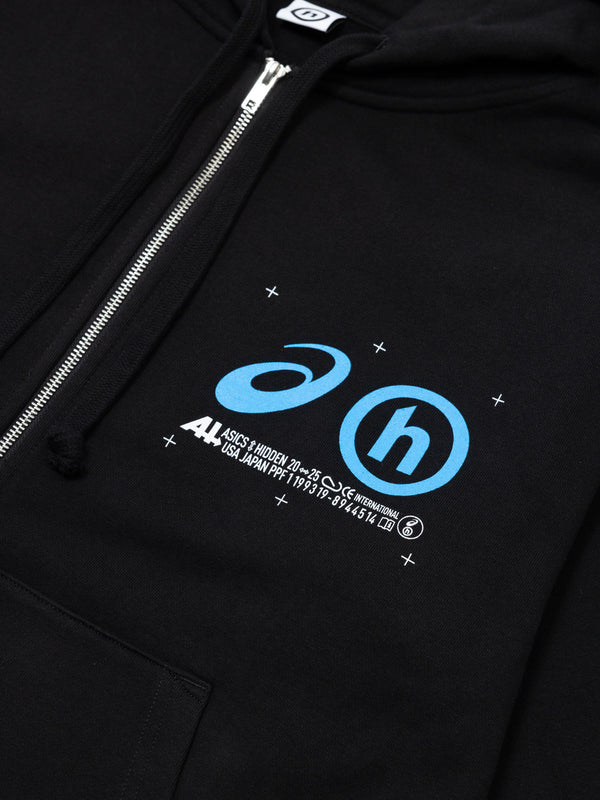 Dusk Running Man Constellation Zip Hoodie