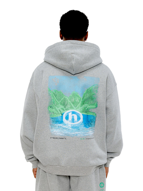 Digital Mirage Zip-Up Hoodie